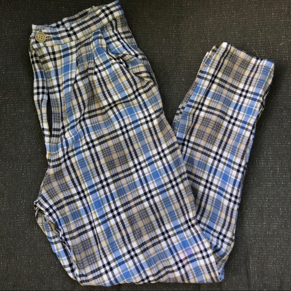 Plaid pants from urban